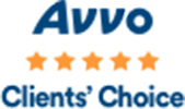 Logo Recognizing Jason R. Schultz P.C.'s affiliation with AVVO client's choice